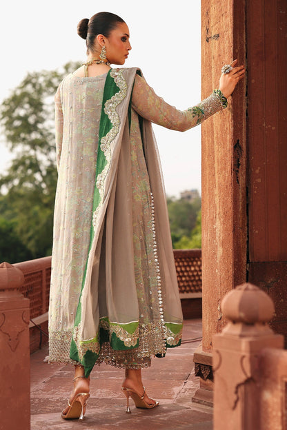 Charizma | Vasal Chiffon 25 | VSL25 - 23 D - is Beige dress from Charizma - Ladies Clothes - Maria Faisal