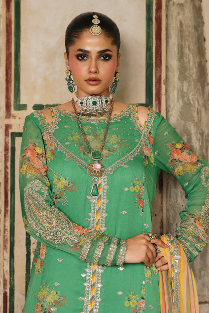 Charizma | Vasal Chiffon 25 | VSL25 - 28 A - is Mint Green dress from Charizma - Ladies Clothes - Maria Faisal