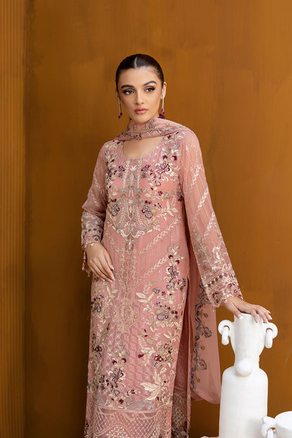 Ramsha | Chevron Chiffon Collection | A-1005 - Ladies Clothes 