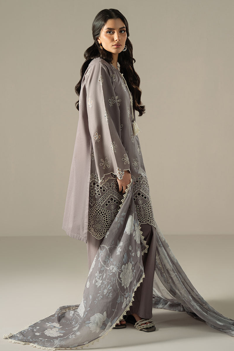 Cross Stitch | Chikankari Lawn 25 | WHISPER ASH - Ladies Clothes 