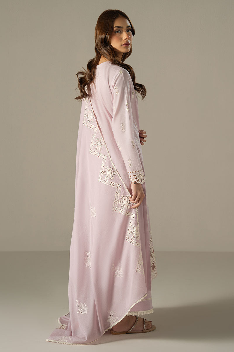 Cross Stitch | Chikankari Lawn 25 | LILAC BLOOM - Ladies Clothes 