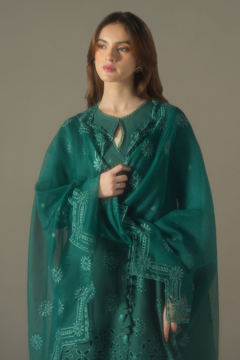 Cross Stitch | Chikankari Lawn 25 | VERDENT FLORA - Ladies Clothes 