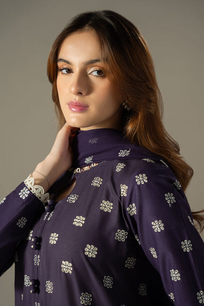 Cross Stitch | Chikankari Lawn 25 | INDIGO ROYAL - Ladies Clothes 