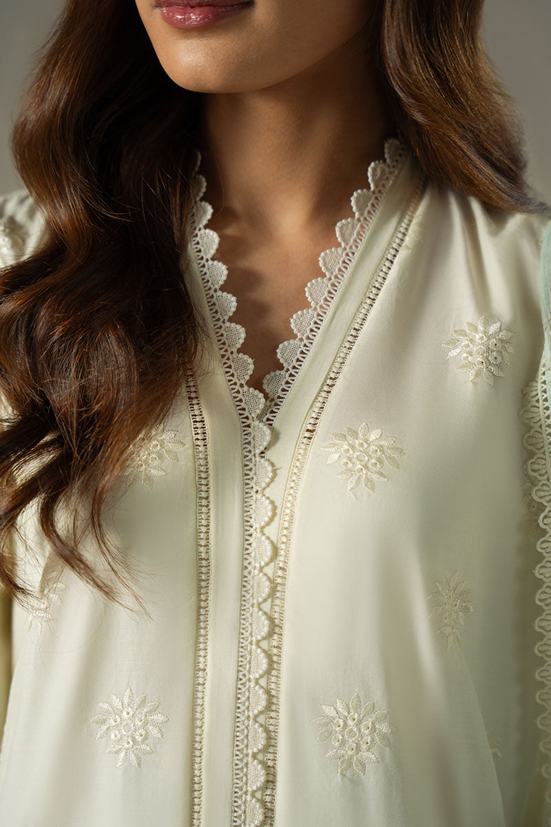 Cross Stitch | Chikankari Lawn 25 | FLORAL MELODY - Ladies Clothes 