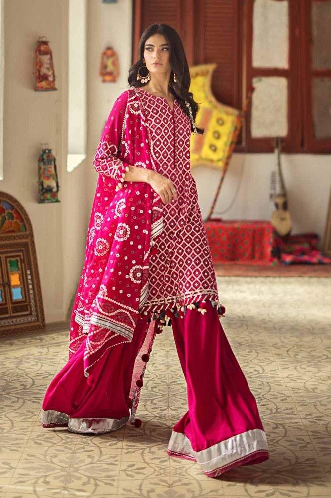 Gul Ahmed | Chunri Collection | CL-42008 B - Waniyas