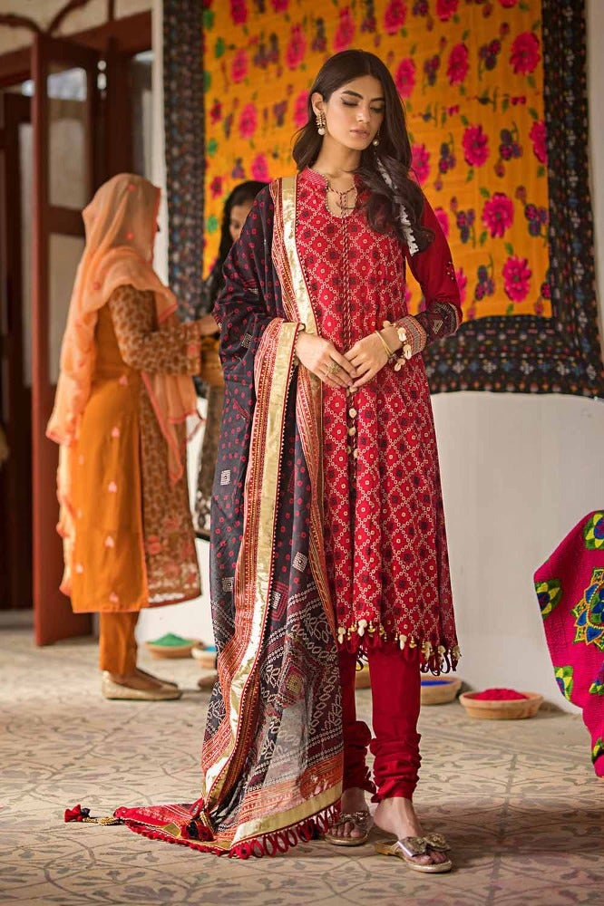Gul Ahmed | Chunri Collection | CL-42032 B - Maria Faisal