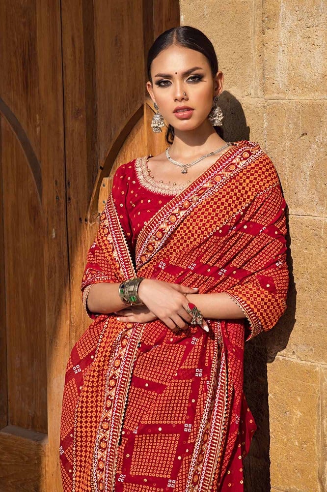 Gul Ahmed | Chunri Collection | PRS-42004 - Maria Faisal