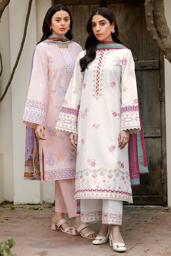 Farasha | Summer Weaves Embroidered Lawn | Coral Peach by Maria Faisal - Registered Vendor of : Farasha - type : Ladies Clothes - 100% original wedding dresses