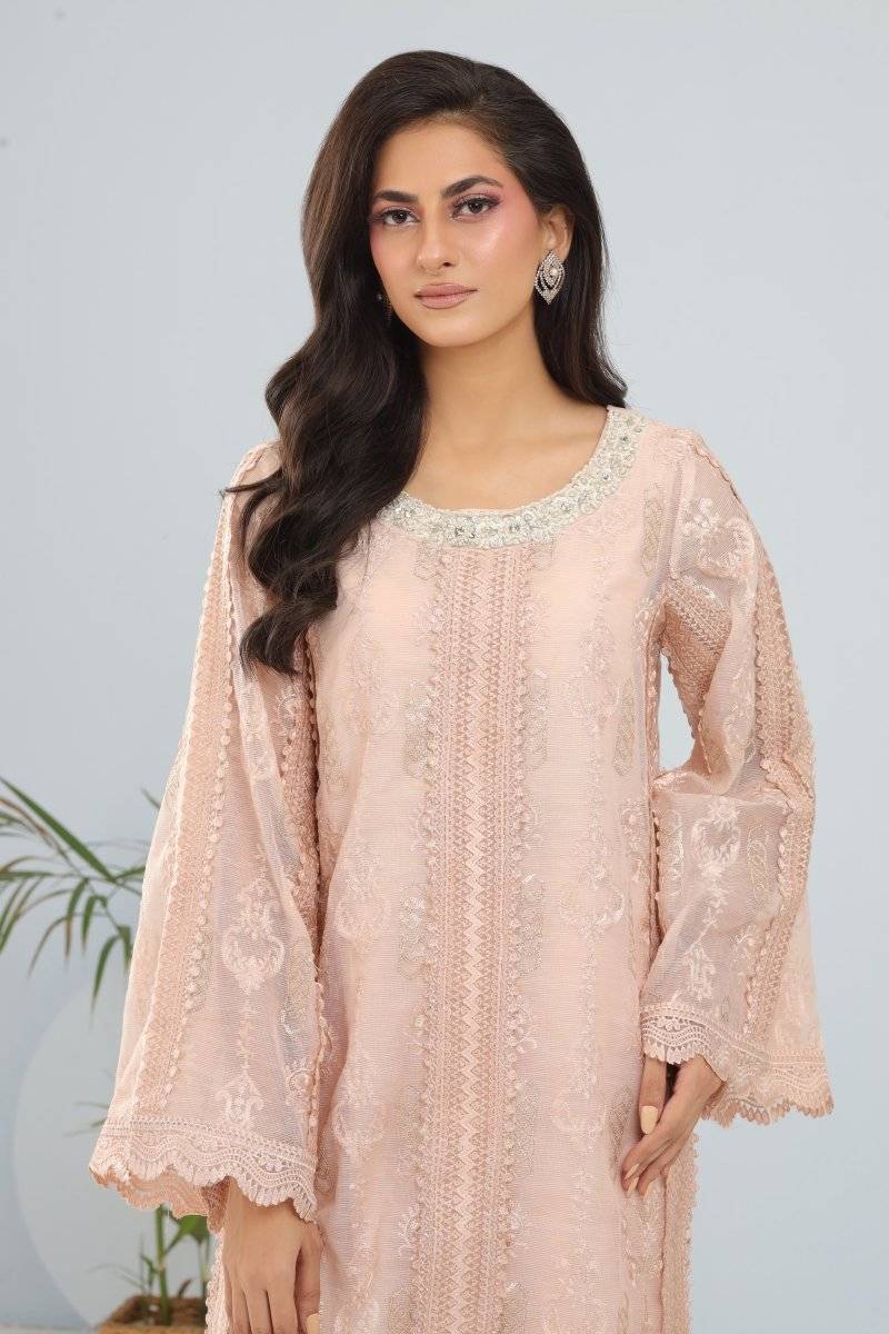 Panache | Pret | Coral Bliss by Maria Faisal - Registered Vendor of : Panache By Mona - type : Ladies Clothes - 100% original wedding dresses