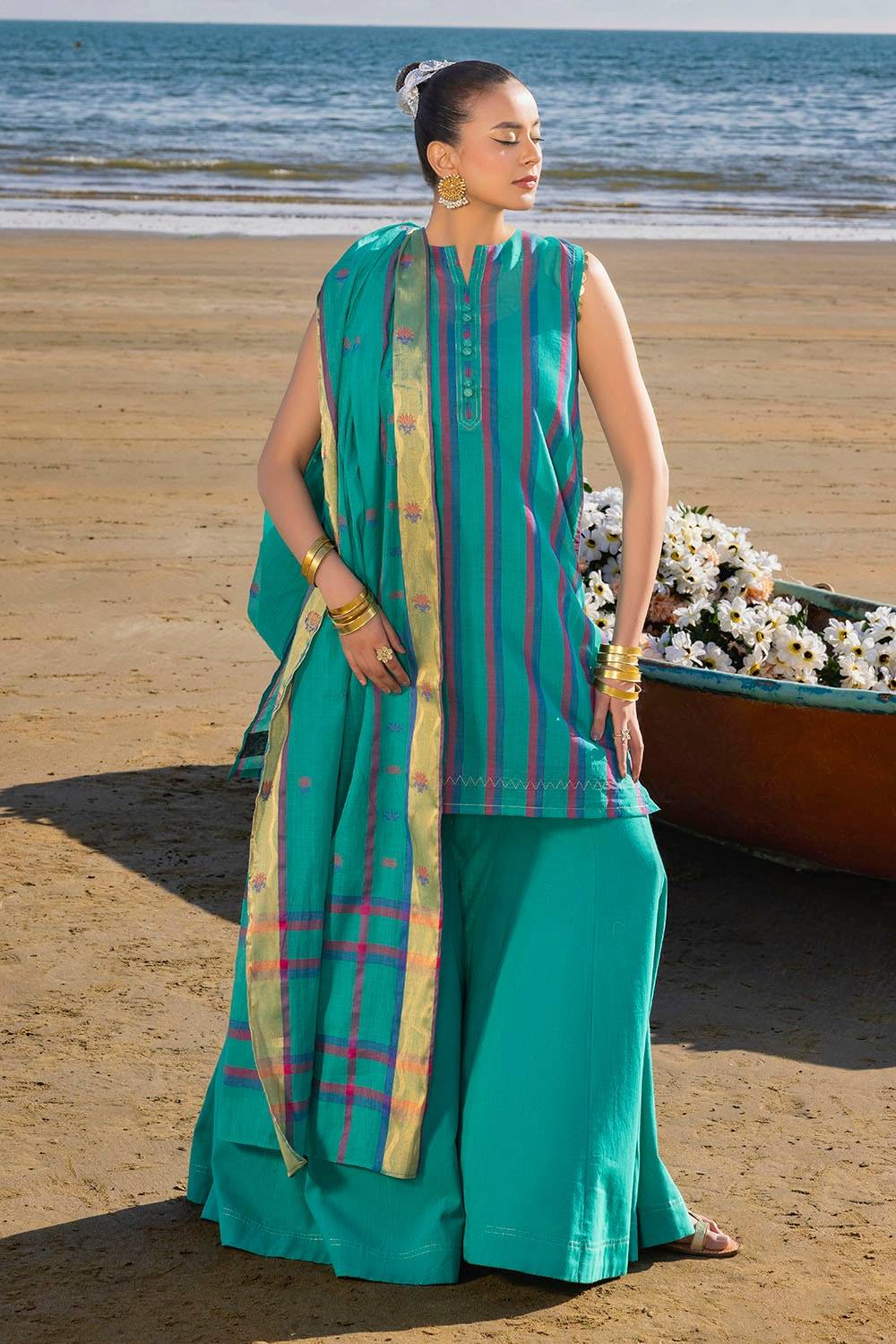 Gul Ahmed | Taara 25 | MJ-42034 by Maria Faisal - Registered Vendor of : Gul Ahmed - type : - 100% original wedding dresses