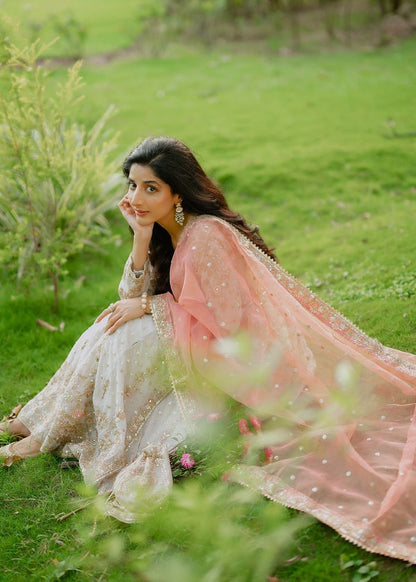 Haseens | Riwayat Luxe | Hooriya - Formal Dress - available at Maria Faisal in UK and USA.