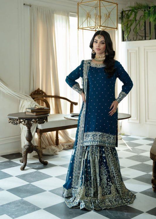 Haseens | Riwayat Luxe | Deeya - Formal Dress - available at Maria Faisal in UK and USA.