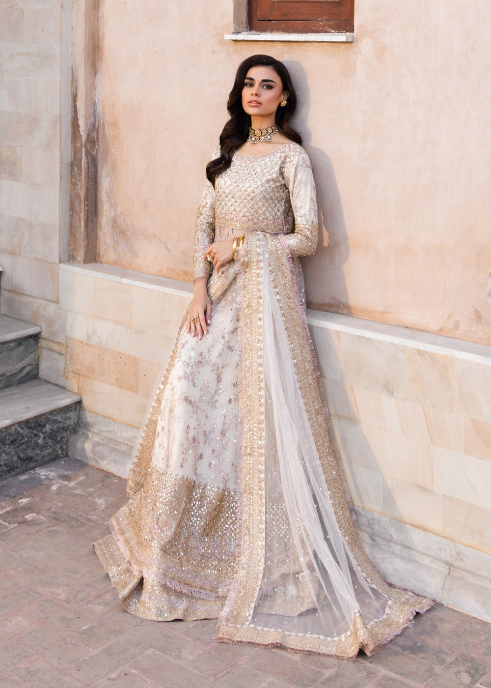 Haseens | Riwayat Luxe | Sabeen - Formal Dress - available at Maria Faisal in UK and USA.