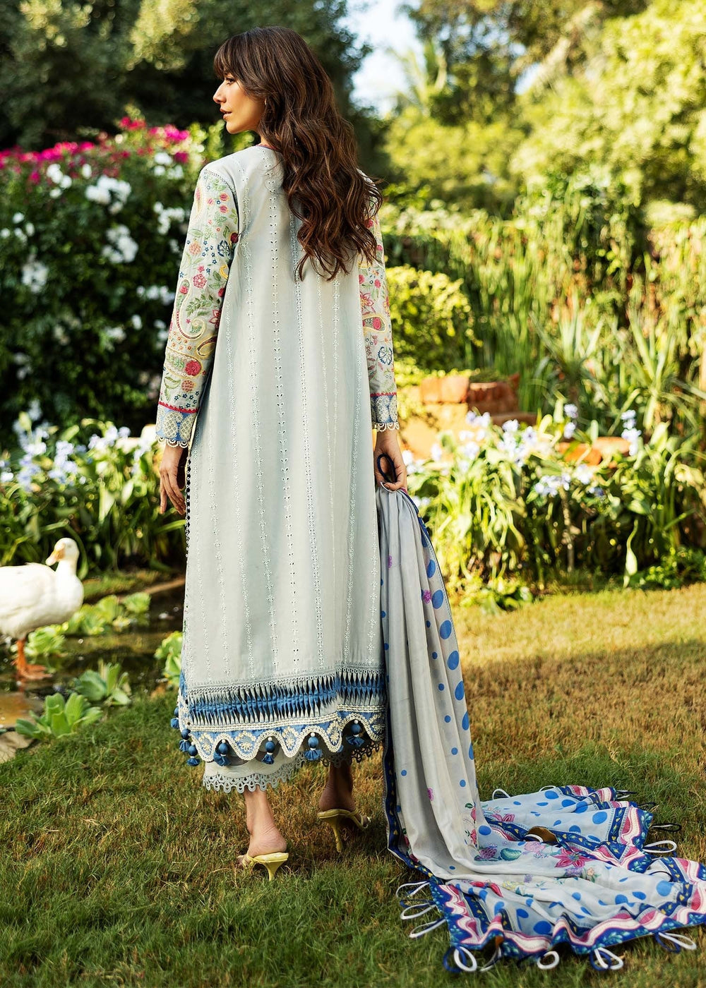 Sadaf Fawad Khan | Siraa Lawn 25 | PAISLEY GARDEN - A by Maria Faisal - Registered Vendor of : Sadaf Fawad Khan - type : Ladies Clothes - 100% original wedding dresses