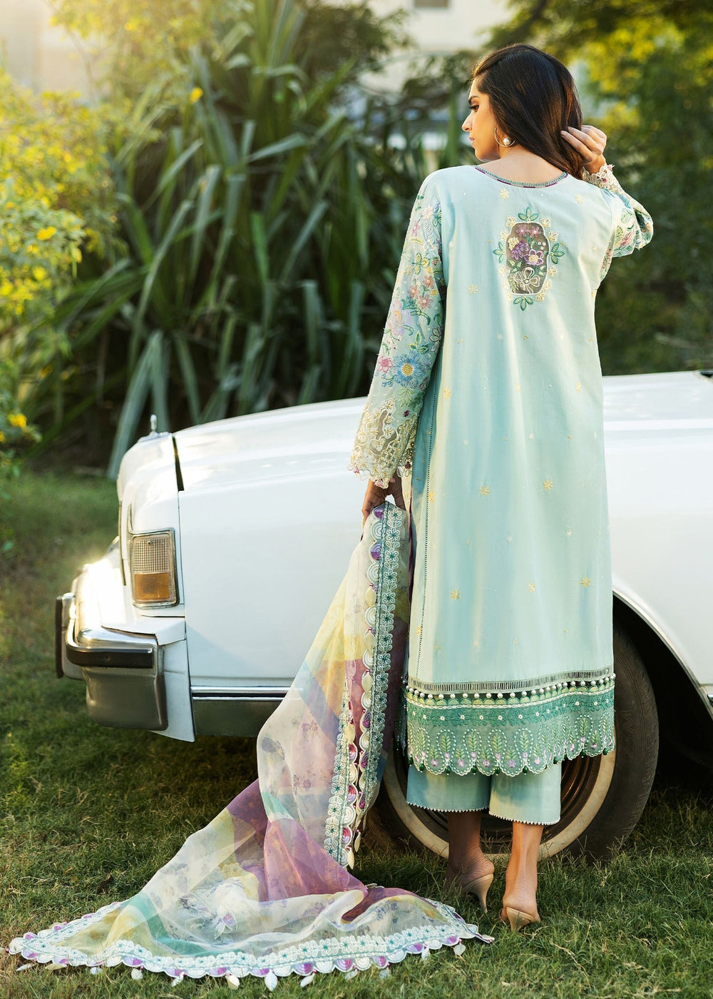 Sadaf Fawad Khan | Siraa Lawn 25 | MID SUMMER EVENING - A by Maria Faisal - Registered Vendor of : Sadaf Fawad Khan - type : Ladies Clothes - 100% original wedding dresses