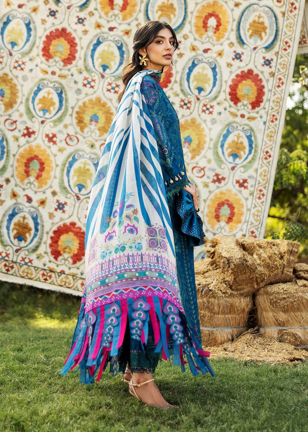 Sadaf Fawad Khan | Siraa Lawn 25 | LIANA - A by Maria Faisal - Registered Vendor of : Sadaf Fawad Khan - type : Ladies Clothes - 100% original wedding dresses