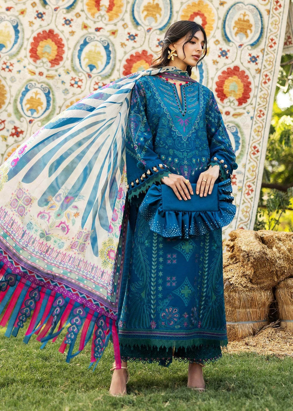 Sadaf Fawad Khan | Siraa Lawn 25 | LIANA - A by Maria Faisal - Registered Vendor of : Sadaf Fawad Khan - type : Ladies Clothes - 100% original wedding dresses