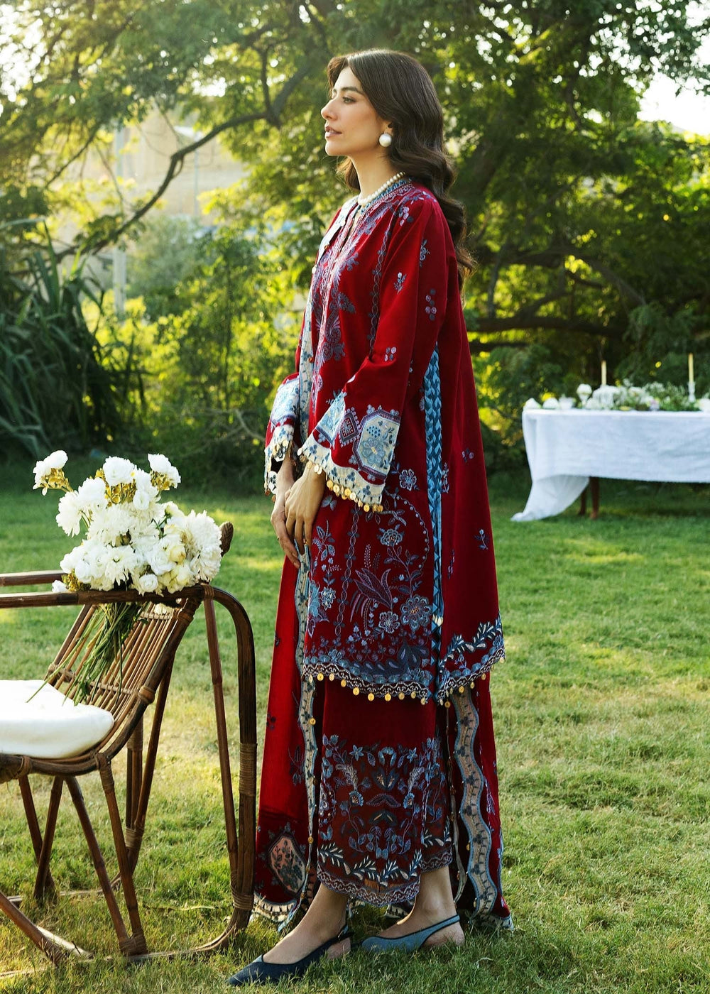 Sadaf Fawad Khan | Siraa Lawn 25 | KOI - A by Maria Faisal - Registered Vendor of : Sadaf Fawad Khan - type : Ladies Clothes - 100% original wedding dresses