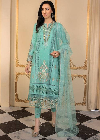 Meem | Anaya 25 | PITCH CYAN by Maria Faisal - Registered Vendor of : Meem - type : Ladies Clothes - 100% original wedding dresses