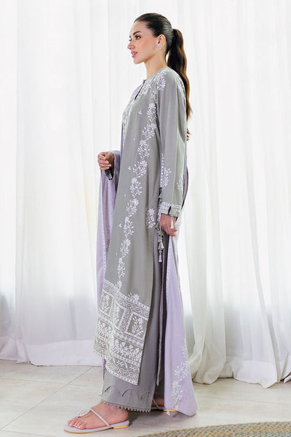 Cross Stitch | Cotton Satin 25 | ETHEREAL VEIL - is Satin dress from Cross Stitch - Ladies Clothes - Maria Faisal