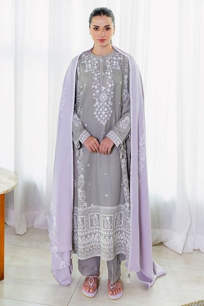 Cross Stitch | Cotton Satin 25 | ETHEREAL VEIL - is Satin dress from Cross Stitch - Ladies Clothes - Maria Faisal