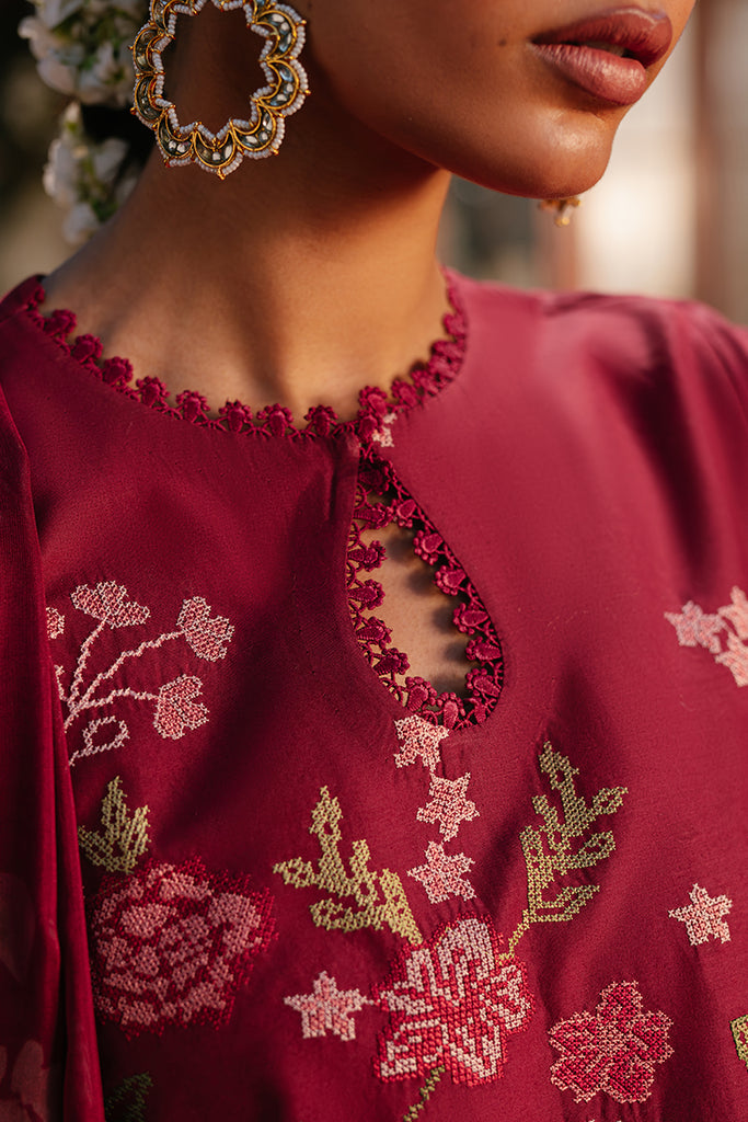 Cross Stitch | Eid Lawn 24 | RUBY MAZE - Maria Faisal