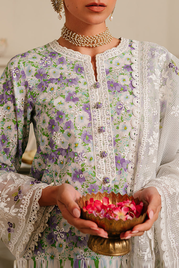 Cross Stitch | Eid Lawn 24 | LAVENDER STRETCH - Maria Faisal