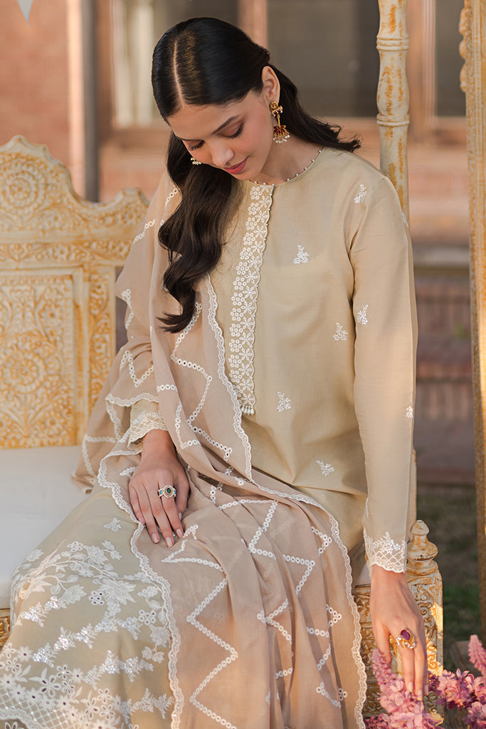 Cross Stitch | Eid Lawn 24 | PALE GREEN - Maria Faisal