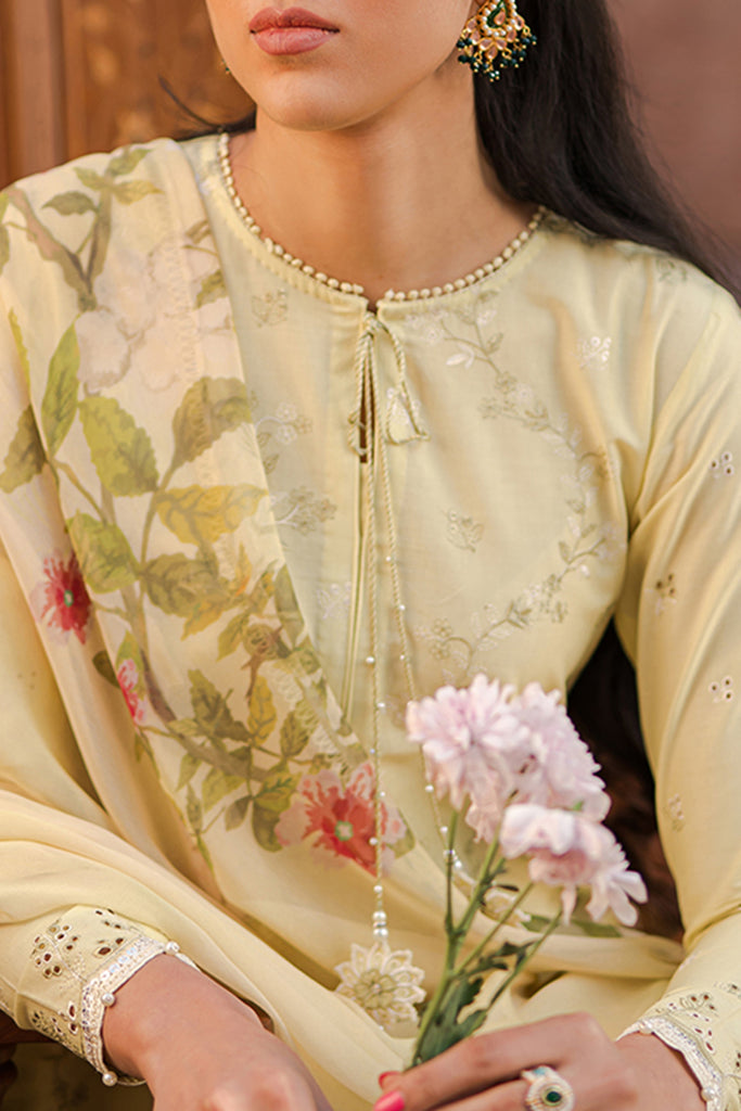 Cross Stitch | Eid Lawn 24 | SAPID FOLIATE - Maria Faisal