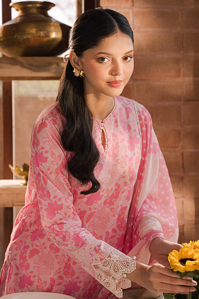 Cross Stitch | Eid Lawn 24 | ROSE GLINT - Maria Faisal