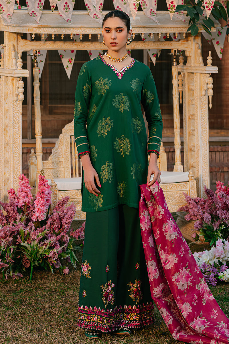 Cross Stitch | Eid Lawn 24 | OPULENT GREEN - Maria Faisal