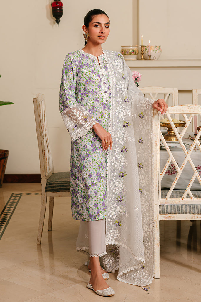 Cross Stitch | Eid Lawn 24 | LAVENDER STRETCH - Maria Faisal