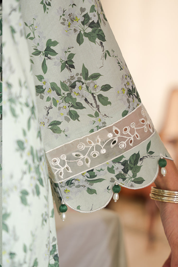 Cross Stitch | Eid Lawn 24 | SAGE SILT - Maria Faisal