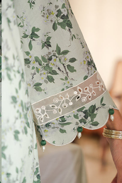 Cross Stitch | Eid Lawn 24 | SAGE SILT - Maria Faisal