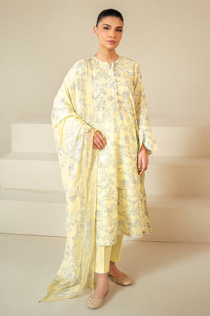 Cross Stitch | Daily Lawn 24 | CREAM BRULEE-3 PIECE LAWN SUIT - Ladies Clothes - Maria Faisal