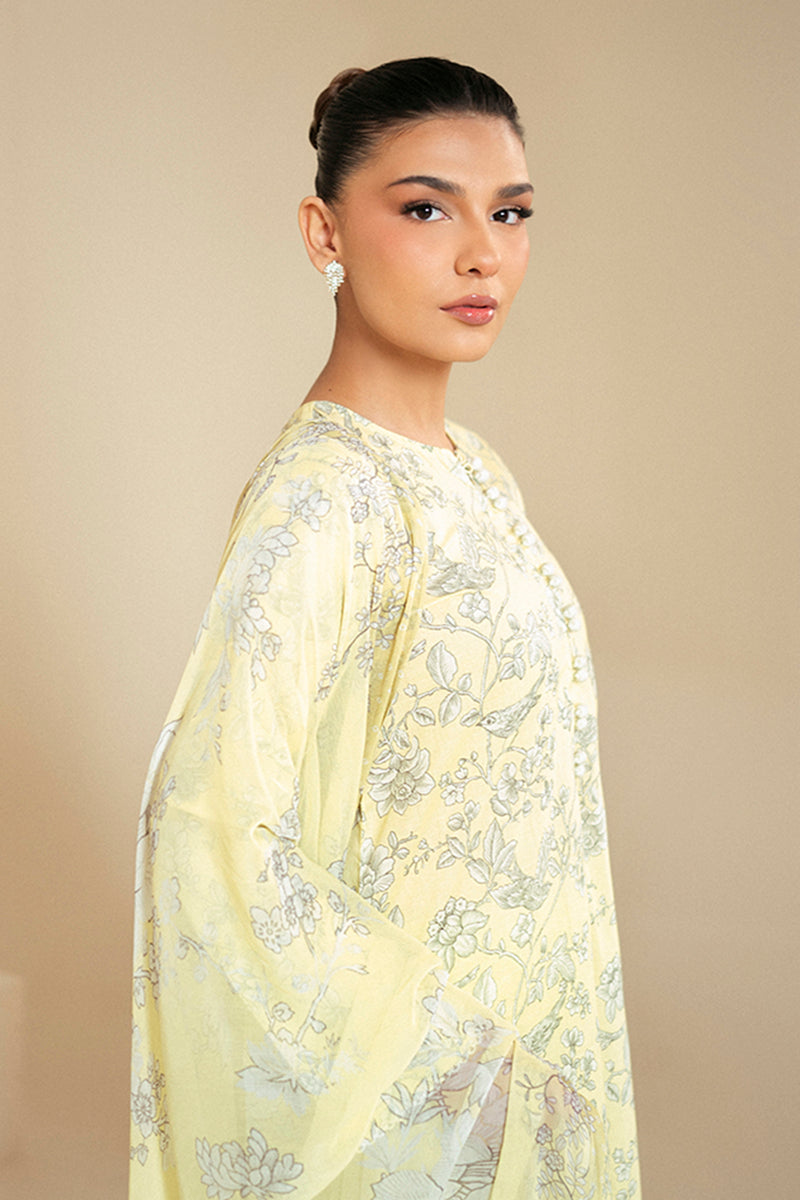 Cross Stitch | Daily Lawn 24 | CREAM BRULEE-3 PIECE LAWN SUIT - Ladies Clothes - Maria Faisal