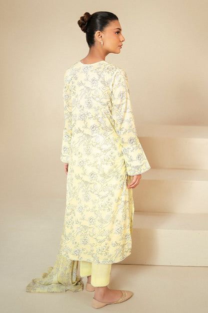 Cross Stitch | Daily Lawn 24 | CREAM BRULEE-3 PIECE LAWN SUIT - Ladies Clothes - Maria Faisal