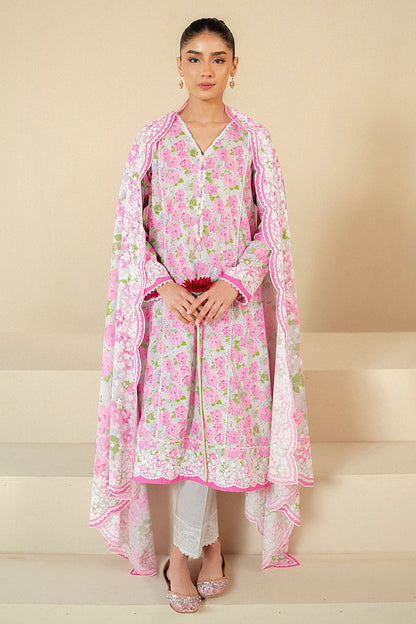 Cross Stitch | Daily Lawn 24 | FLORAL WIND-3 PIECE LAWN SUIT - Ladies Clothes - Maria Faisal