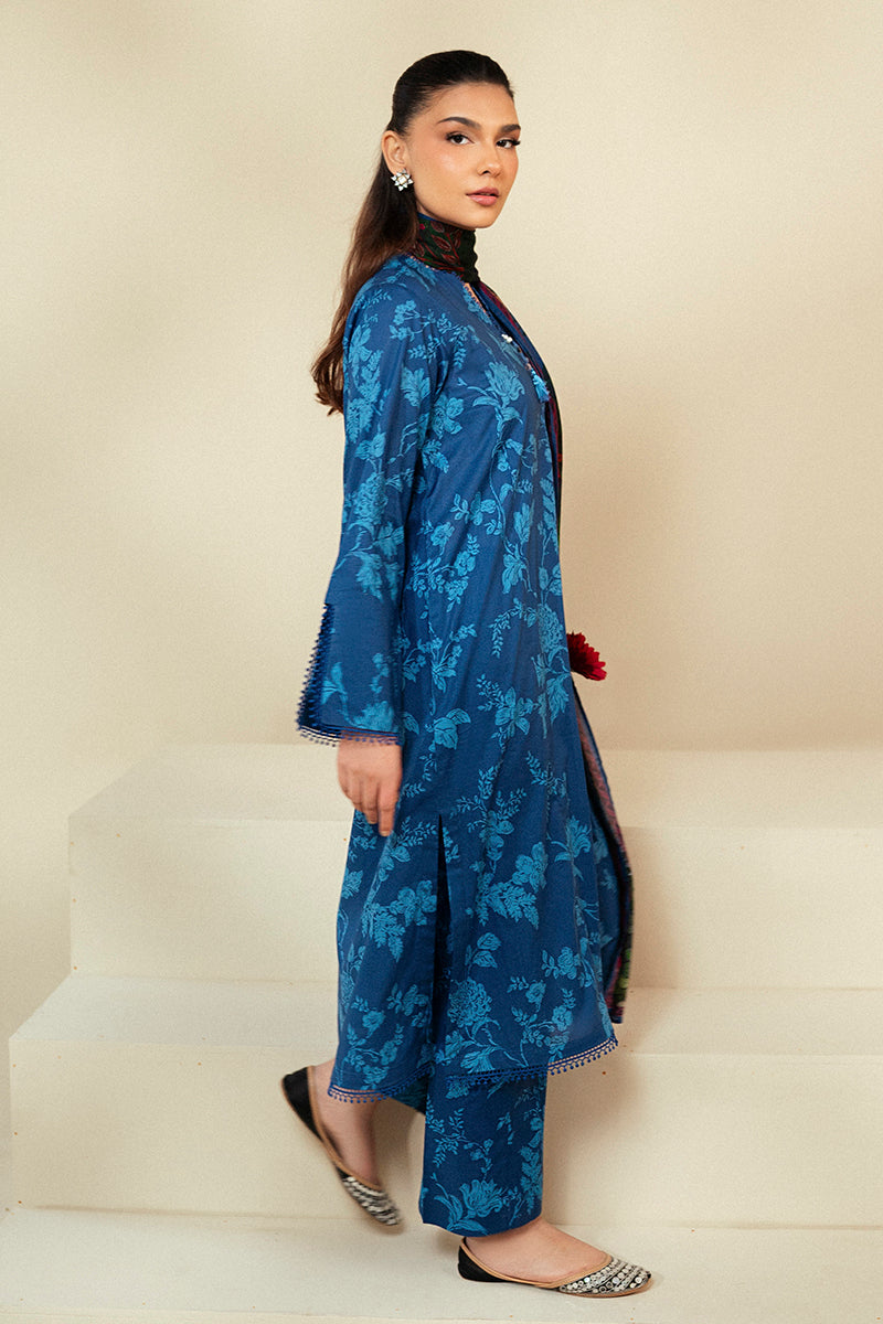 Cross Stitch | Daily Lawn 24 | TEAL OAKLEY-3 PIECE LAWN SUIT - Ladies Clothes - Maria Faisal