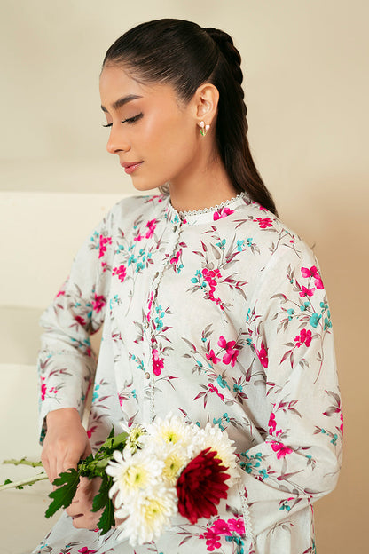 Cross Stitch | Daily Lawn 24 | FOGGY DEW-2 PIECE LAWN SUIT - Ladies Clothes - Maria Faisal