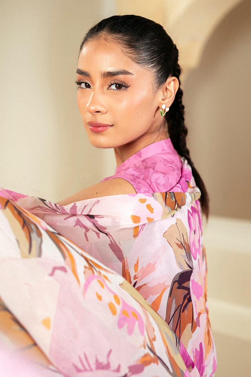 Cross Stitch | Daily Lawn 24 | CURIO GLOW-3 PIECE LAWN SUIT - Ladies Clothes - Maria Faisal