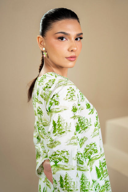 Cross Stitch | Daily Lawn 24 | MYSTIC FOREST-2 PIECE LAWN SUIT - Ladies Clothes - Maria Faisal