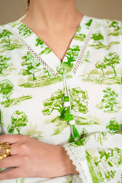 Cross Stitch | Daily Lawn 24 | MYSTIC FOREST-2 PIECE LAWN SUIT - Ladies Clothes - Maria Faisal