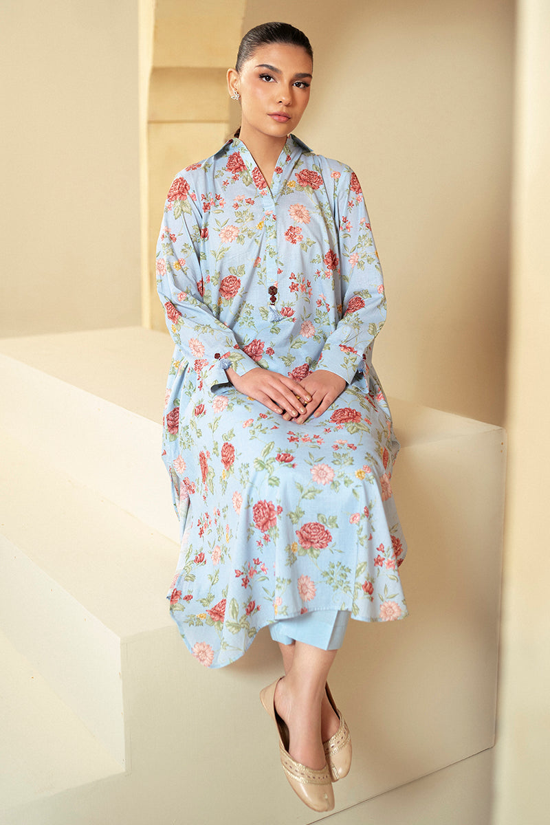 Cross Stitch | Daily Lawn 24 | CHAMBRAY DREAM-2 PIECE LAWN SUIT - Ladies Clothes - Maria Faisal