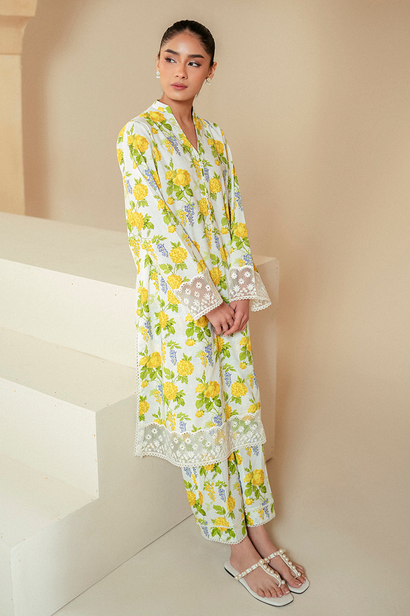 Cross Stitch | Daily Lawn 24 | SOFT HYDRANGEA-2 PIECE LAWN SUIT - Ladies Clothes - Maria Faisal