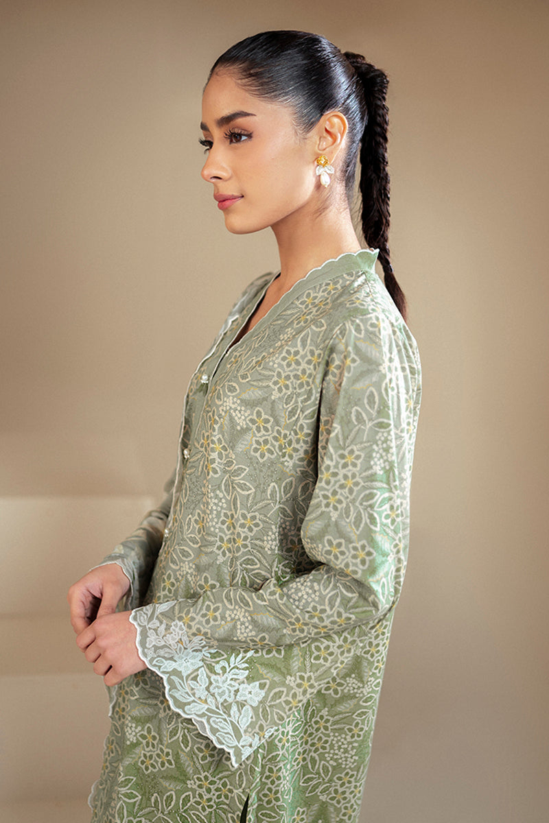 Cross Stitch | Daily Lawn 24 | SAGE BREEZE-3 PIECE LAWN SUIT - Ladies Clothes - Maria Faisal