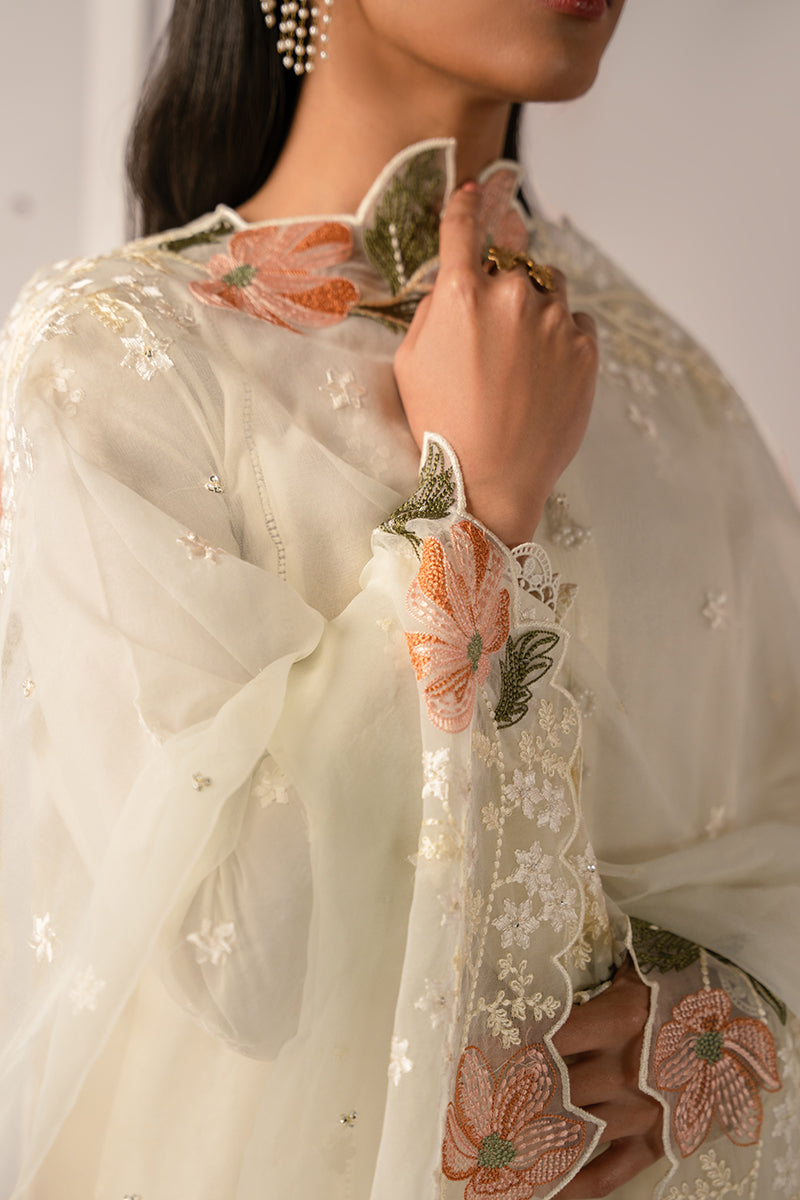 Cross Stitch | Mahiri Embroidered Collection 24 | MINTY MIST - Ladies Clothes - Maria Faisal