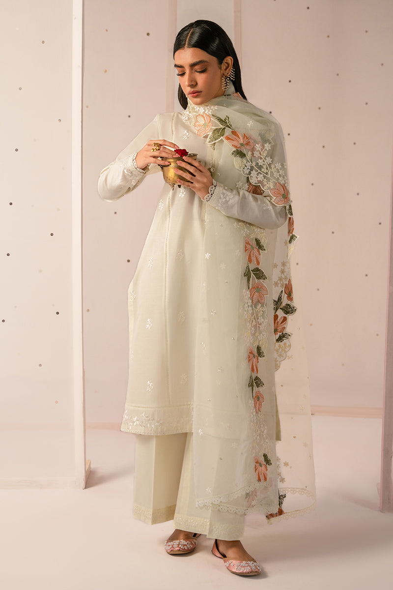 Cross Stitch | Mahiri Embroidered Collection 24 | MINTY MIST - Ladies Clothes - Maria Faisal