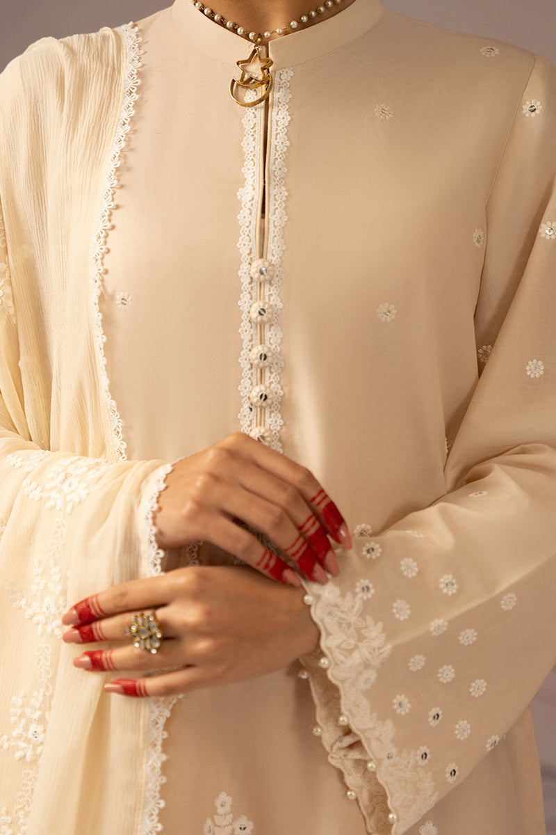 Cross Stitch | Mahiri Embroidered Collection 24 | BLUSH PINK - Ladies Clothes - Maria Faisal