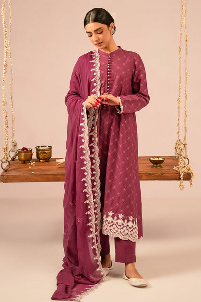 Cross Stitch | Mahiri Embroidered Collection 24 | VIOLET QUARTZ - Ladies Clothes - Maria Faisal
